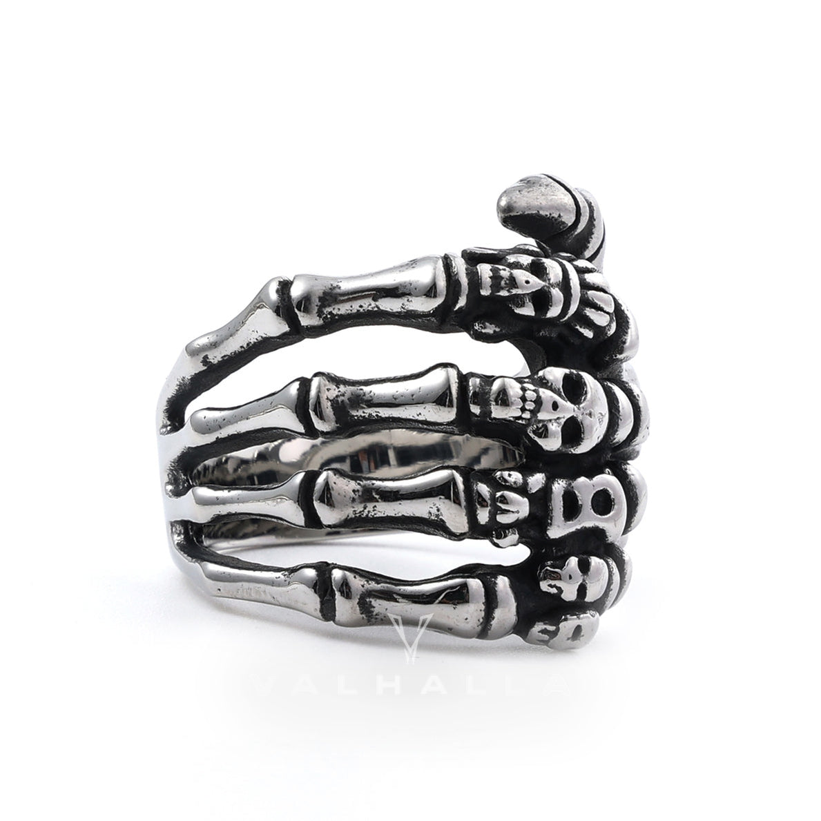 Claw Stainless Steel Skull Ring