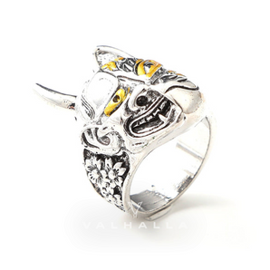 Japanese Hannya Mask Ring