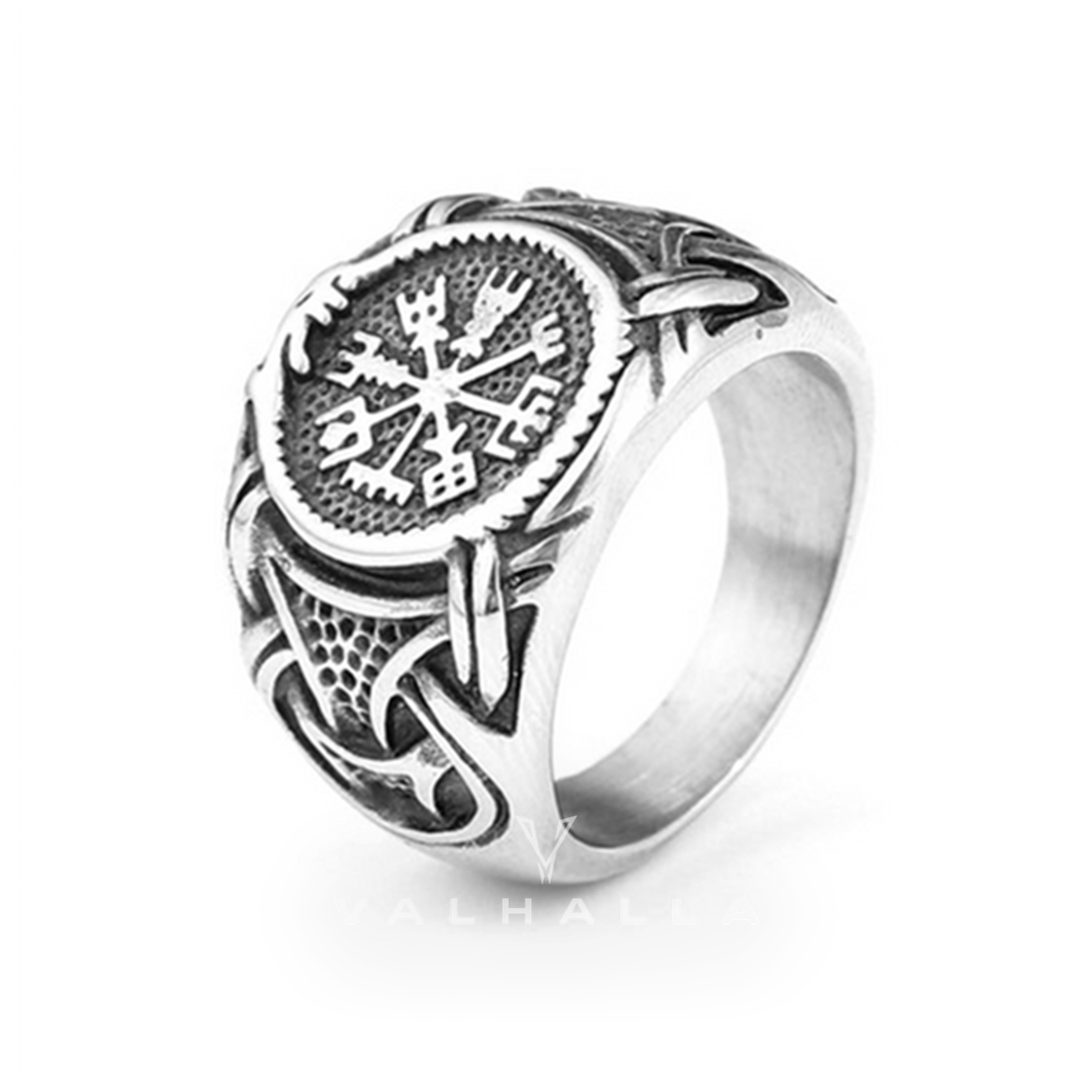 Dragon Amulet Stainless Steel Viking Ring