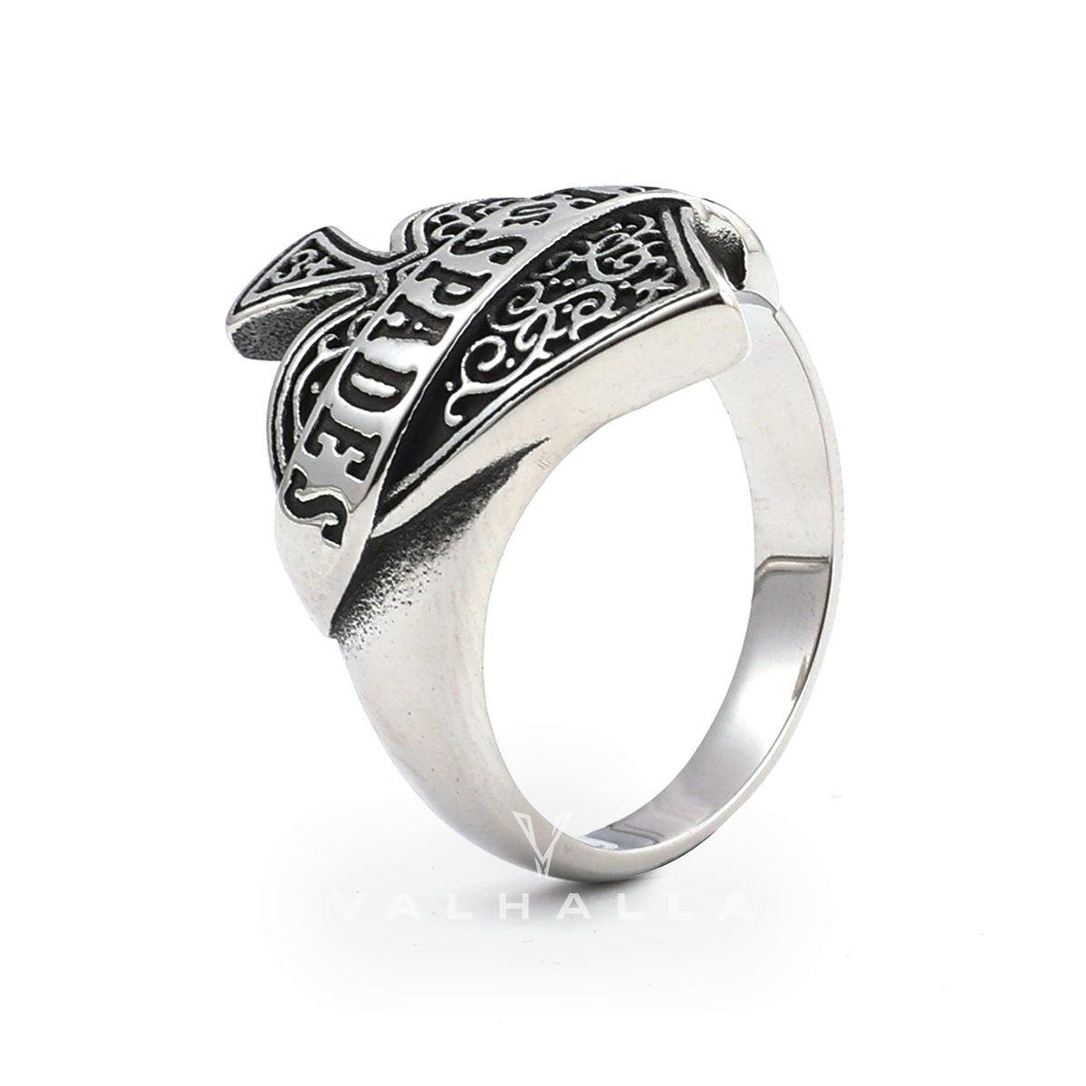 Ace Of Spades Stainless Steel Ring