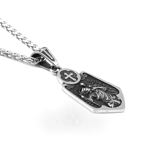 Saint Christopher Stainless Steel Pendant & Chain