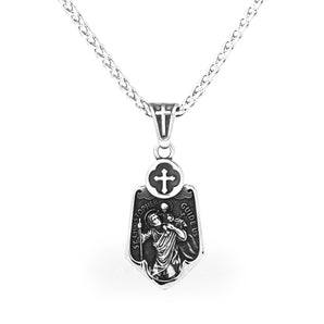 Saint Christopher Stainless Steel Pendant & Chain