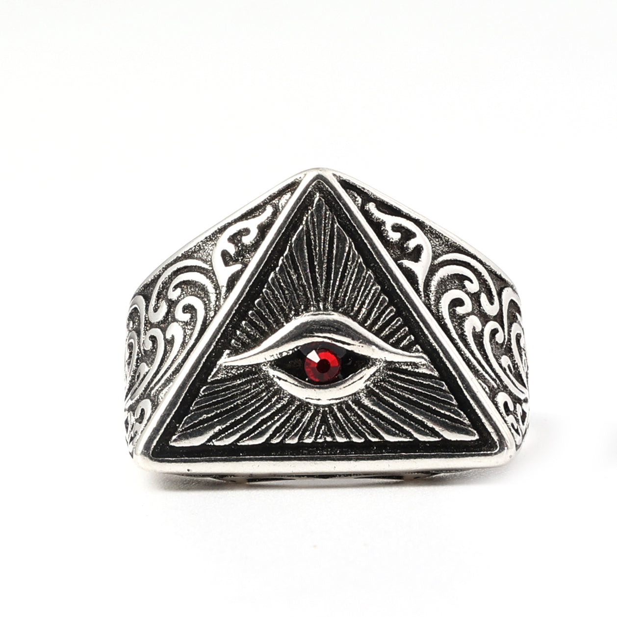 Eye of Providence Masonic Adjustable Ring