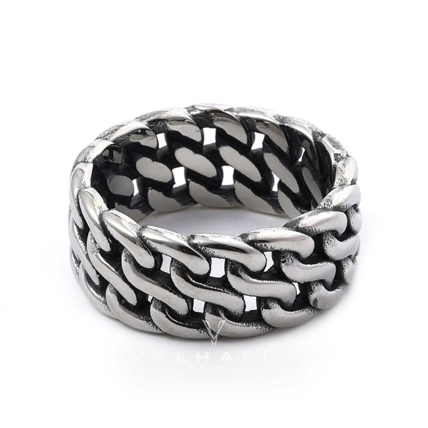 Minimalist Chain Style Stainless Steel Ring
