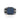Vintage Frosted Lapis Lazuli Masonic Stainless Steel Ring
