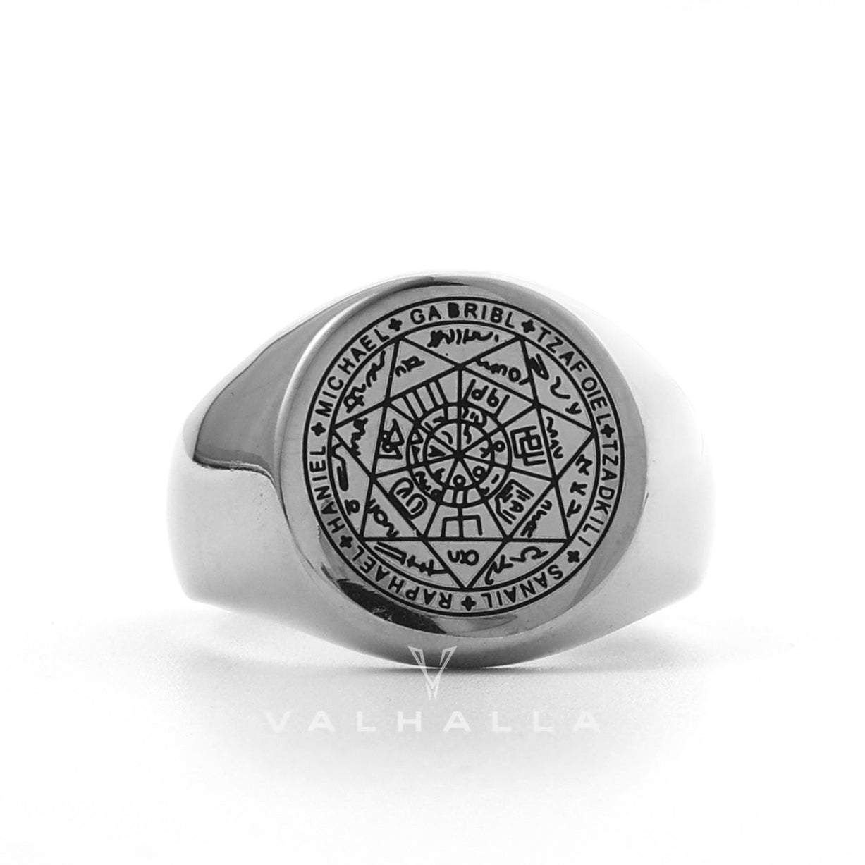 Hexagram 12 Zodiac Sign Stainless Steel Ring