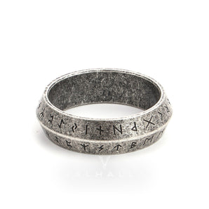 Retro Runes Stainless Steel Viking Ring