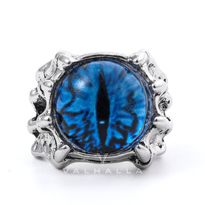 Dragon Eye Skull Claw Ring