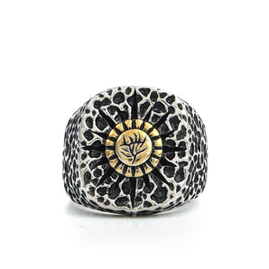 Golden Phoenix Stainless Steel Ring