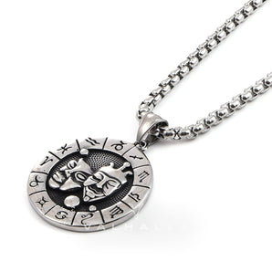 Gemini Stainless Steel Pendant & Chain