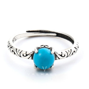 Gothic Gem-Set Ring