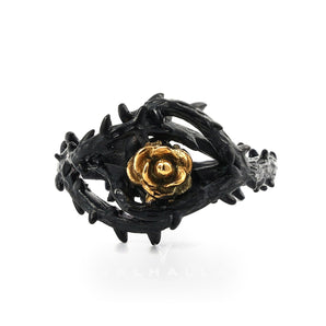 Rose Thorns Stainless Steel Gothic Ring