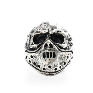 Hannibal Mask Stainless Steel Ring