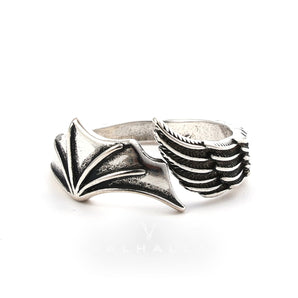 Gothic Angel Demon Wing Ring