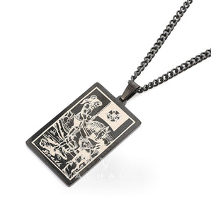 Death Major Arcana Tarot Stainless Steel Necklace