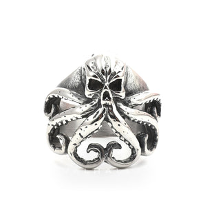 Octopus Skull Stainless Steel Animal Ring