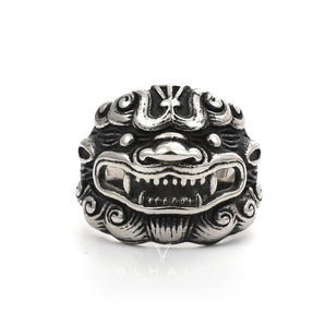 Japanese Demon Stainless Steel Beast Ring