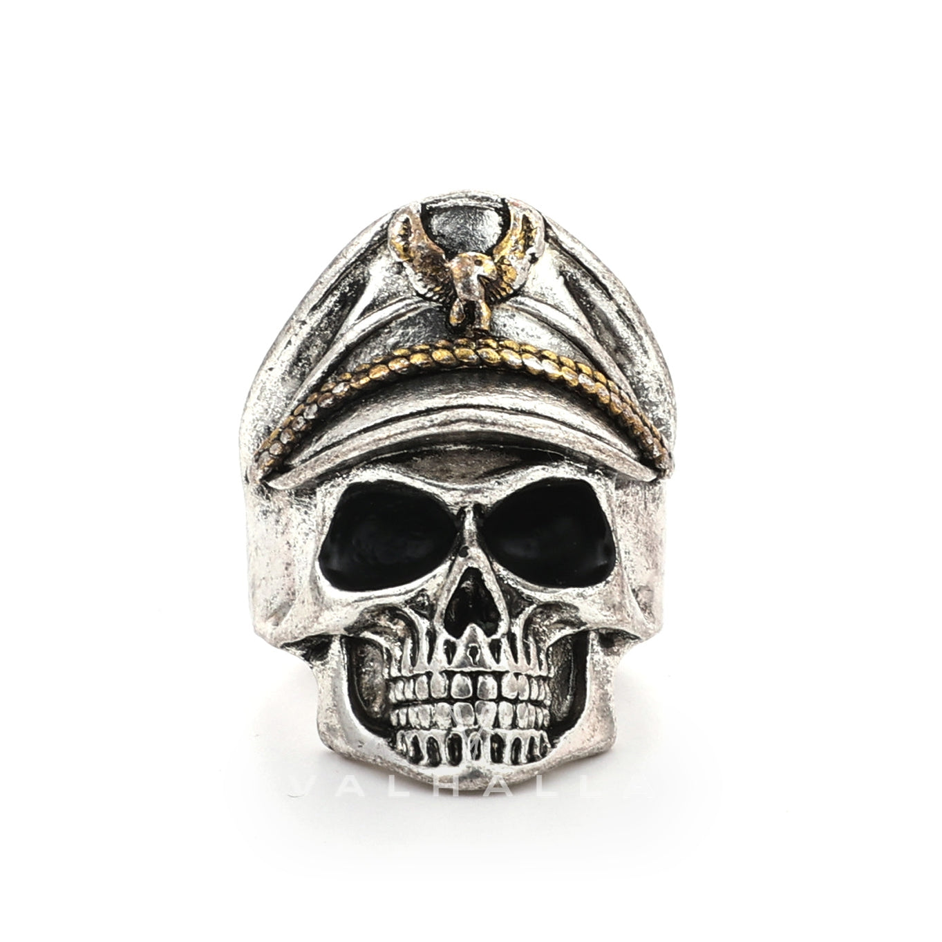 Naval Instructor Skull Ring