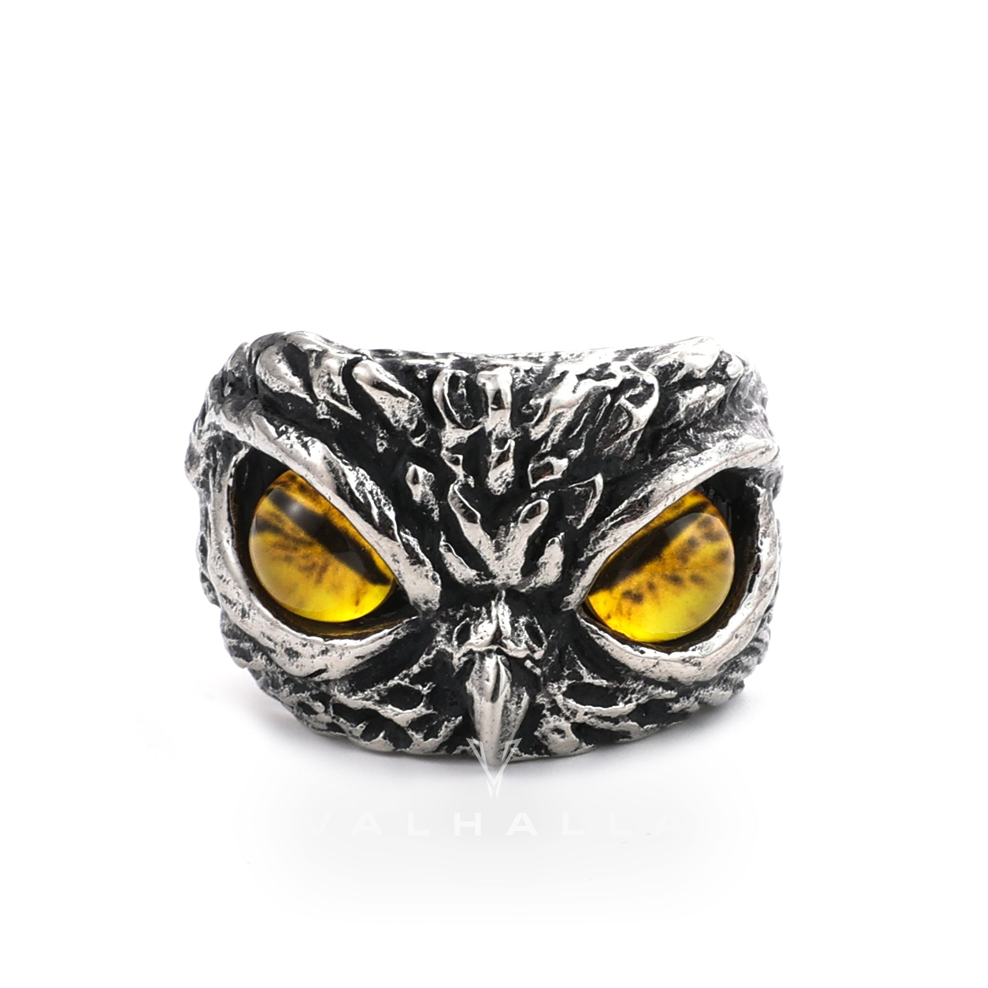 Owl Stainless Steel Animal Ring