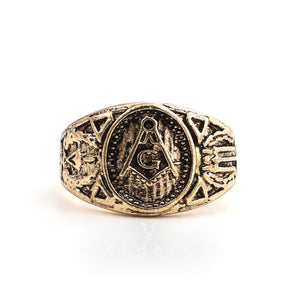 Freemasonry Symbol Ring