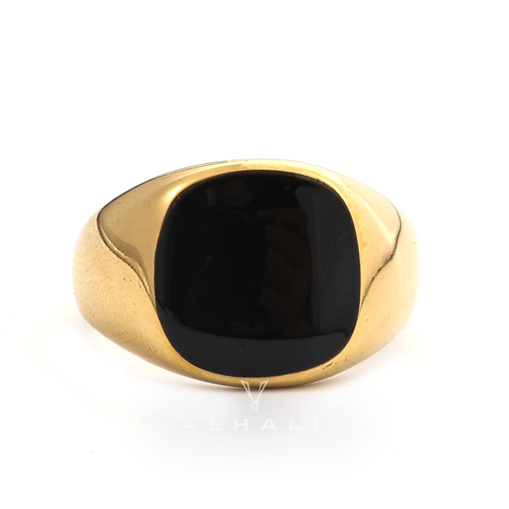 Black Epoxy Stainless Steel Minimalist Ring