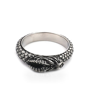 Dragon Ouroboros Stainless Steel Ring