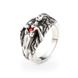 Vintage Open Your Heart Stainless Steel Ring