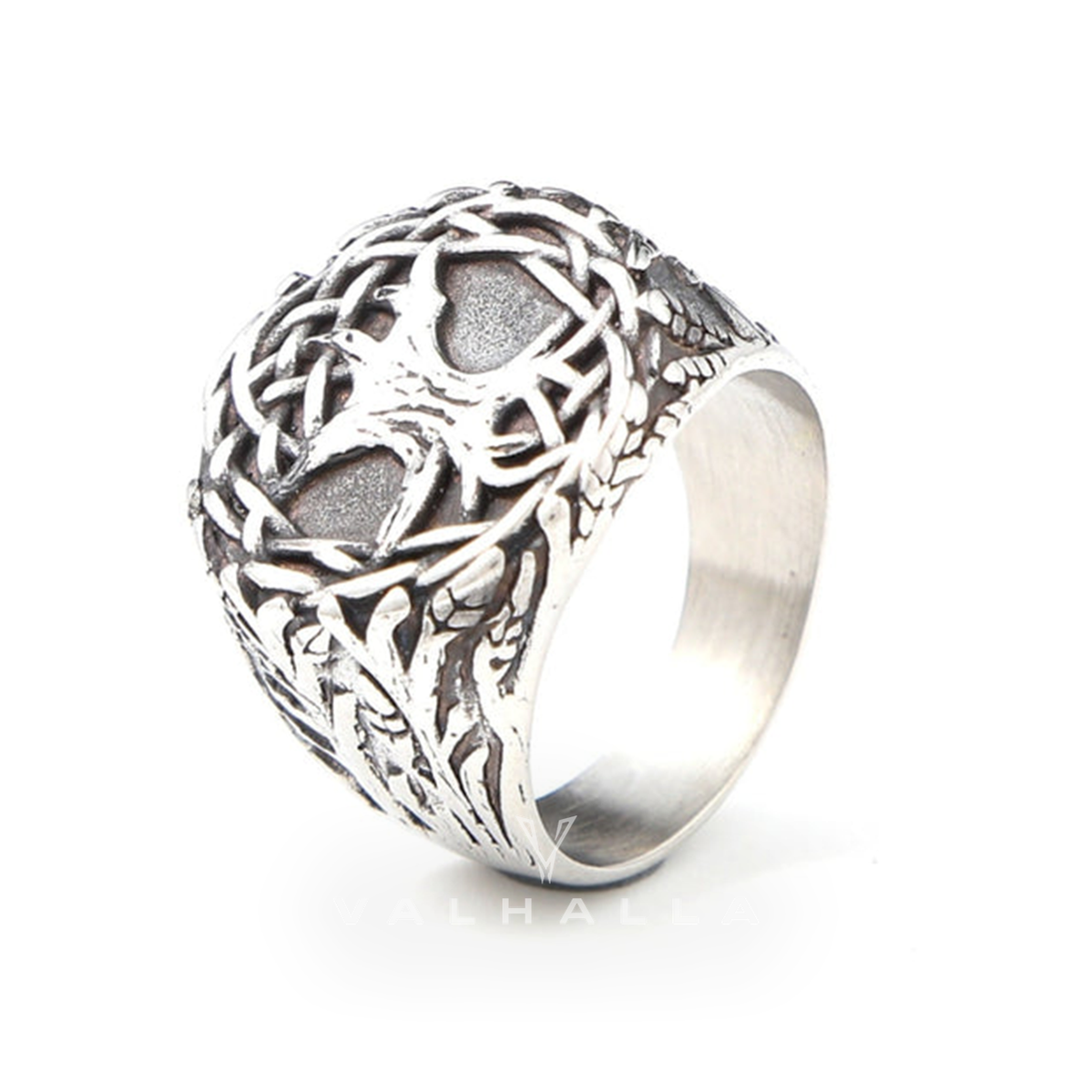 Yggdrasil Stainless Steel Viking Ring
