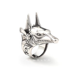 Anubis Ankh Stainless Steel Ring