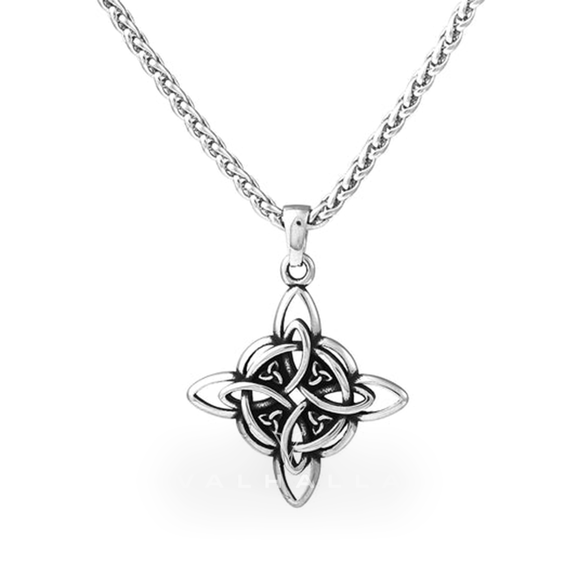 Celtic Triquetra Stainless Steel Pendant & Chain
