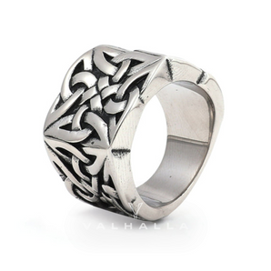 Celtic Knot Stainless Steel Viking Ring