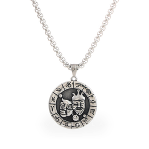 Gemini Stainless Steel Pendant & Chain