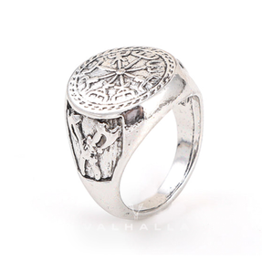 Viking Compass Vegvisir Ring