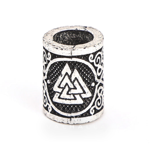 Celtic Knot Valknut Alloy Viking Beard Bead