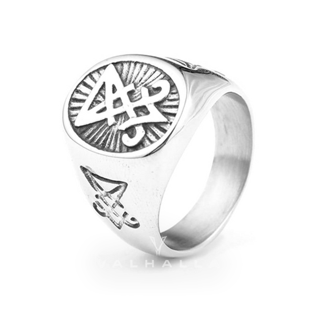 Lucifer Nephilim Seal Stainless Steel Ring