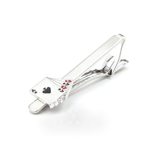 Ace Poker Card Alloy Tie Clip