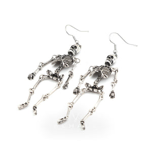 Scary Skeleton Alloy Earrings