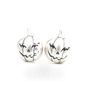 Jack-O'-Lantern Stud Earrings