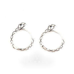 Wild Snake Hoop Earrings