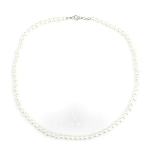 Minimalist Hip Hop Pearl Necklace