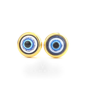 Evil Eye Stainless Steel Earrings