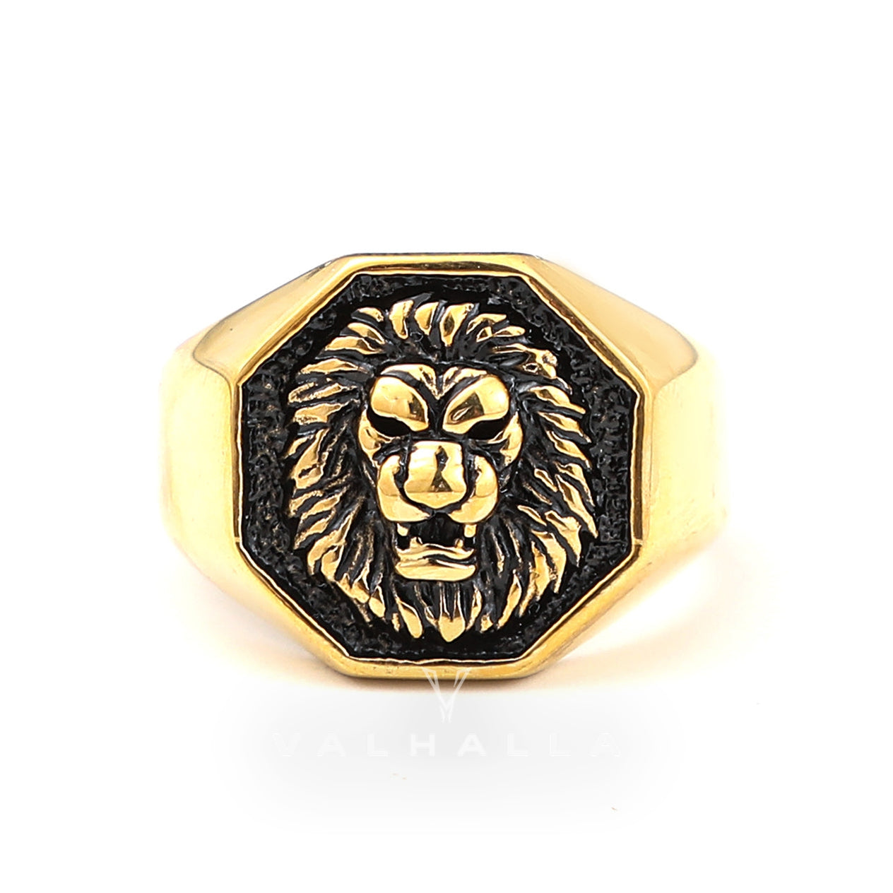 Fierce Lion Stainless Steel Ring