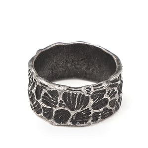 Vintage Runes Stainless Steel Viking Ring