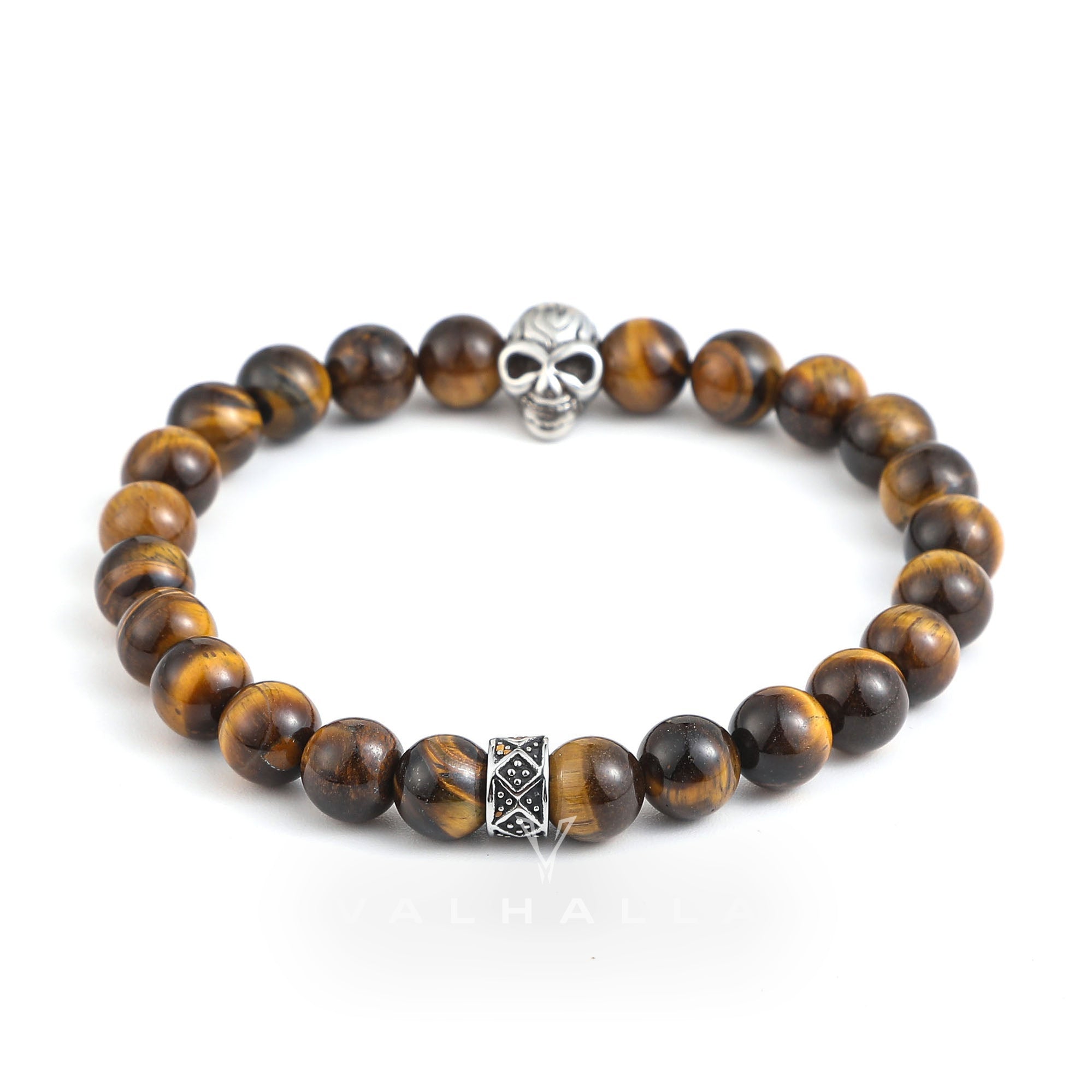 Skull Stainless Steel Beads Bracelet