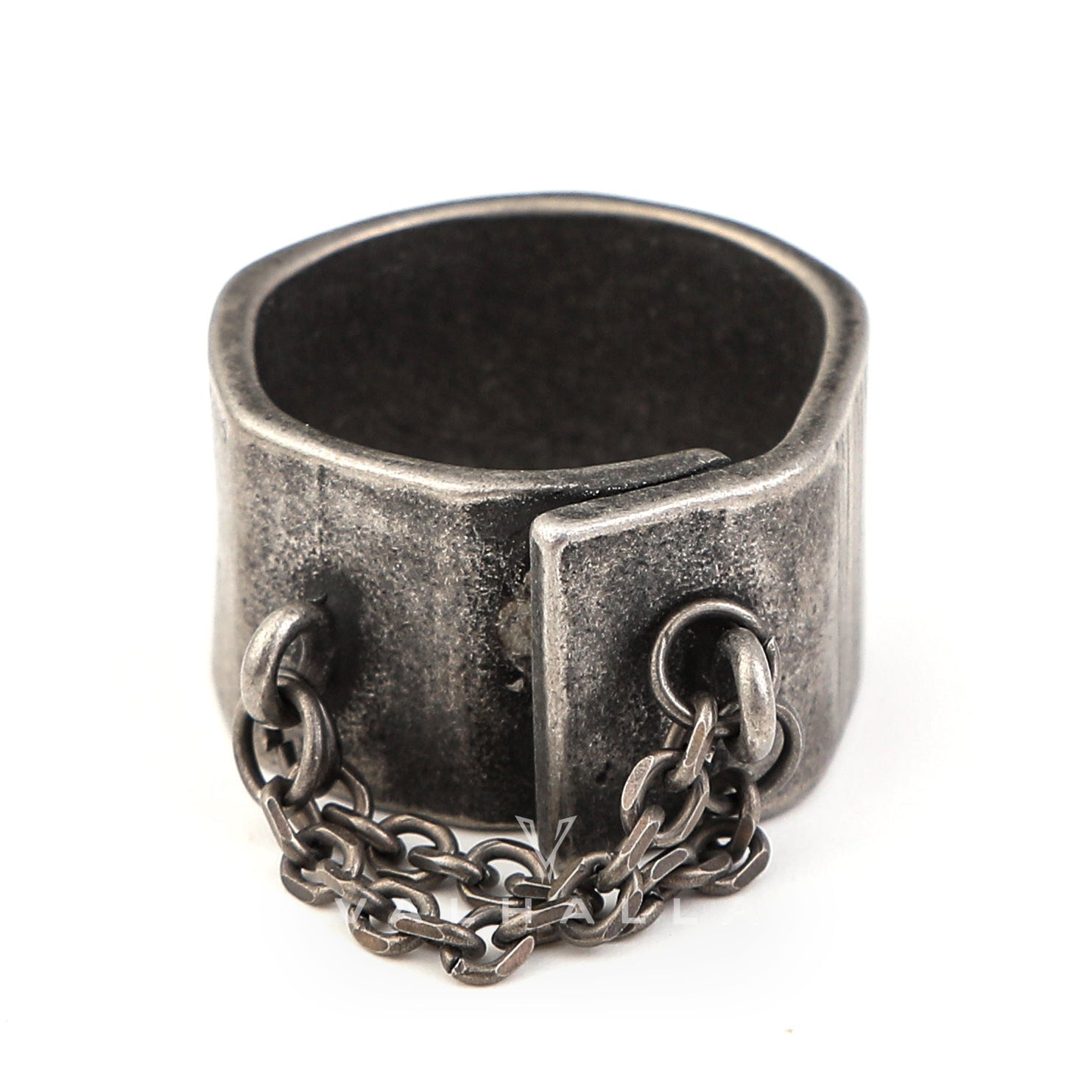 Unique Chain Stainless Steel Asymmetric Ring