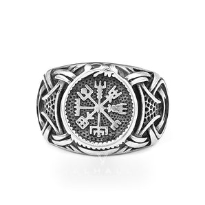 Dragon Amulet Stainless Steel Viking Ring