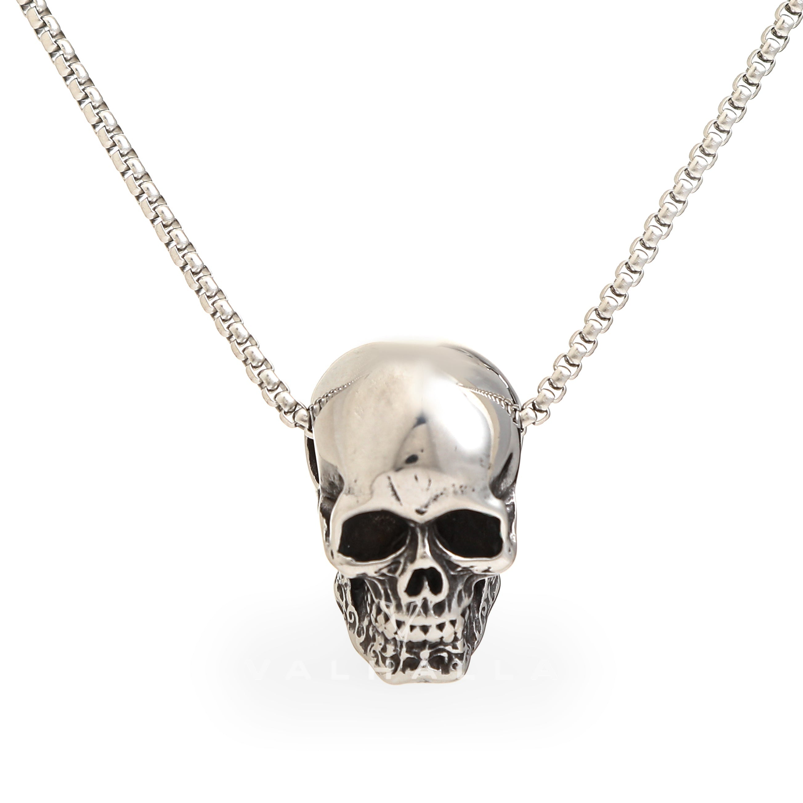 Punk Skull Necklace Stainless Steel