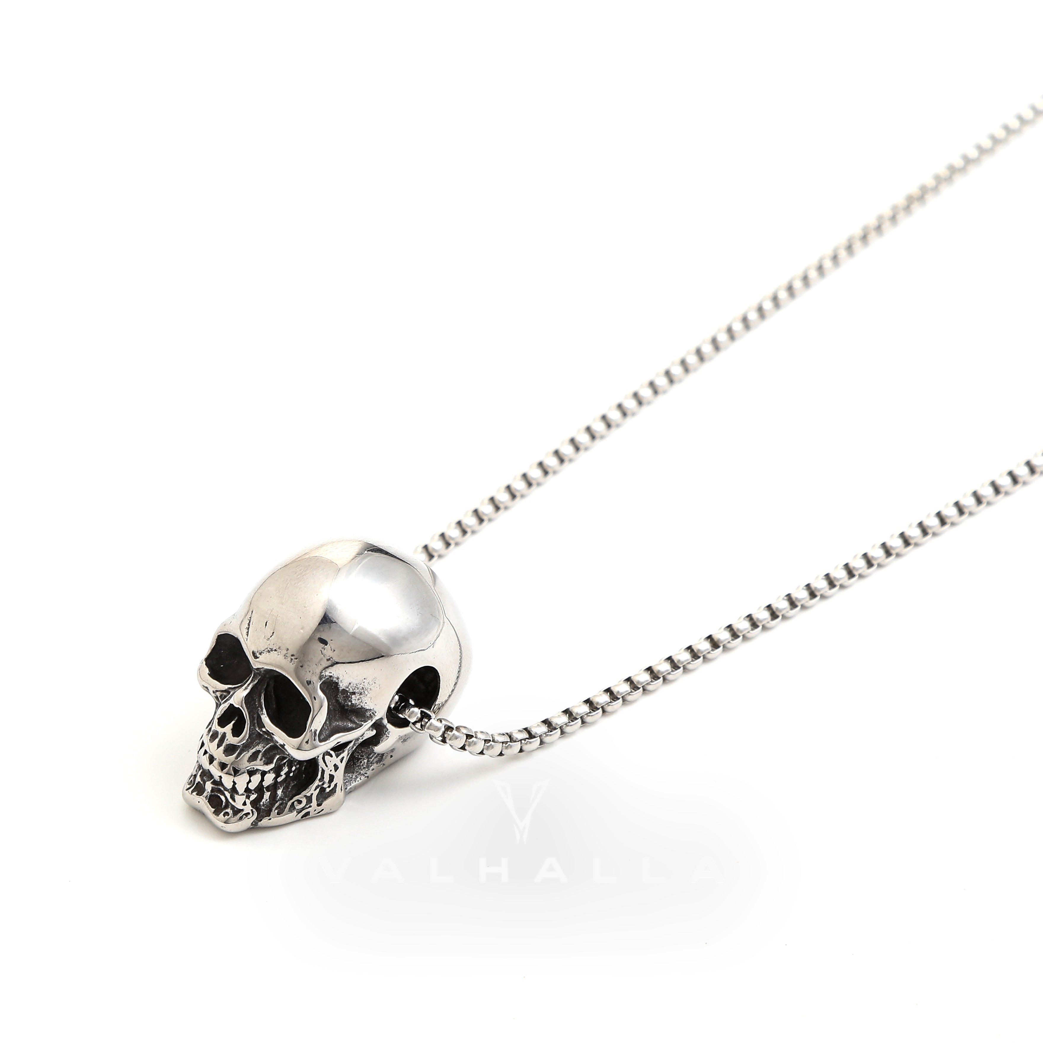 Punk Skull Necklace Stainless Steel