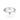 Simple Cross Stainless Steel Decompression Spinner Ring