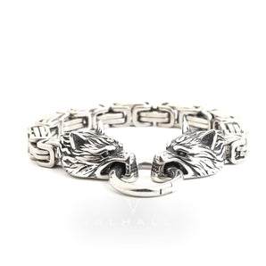 Celtic Wolf Stainelss Steel Beast Viking Bracelet Stainless Steel